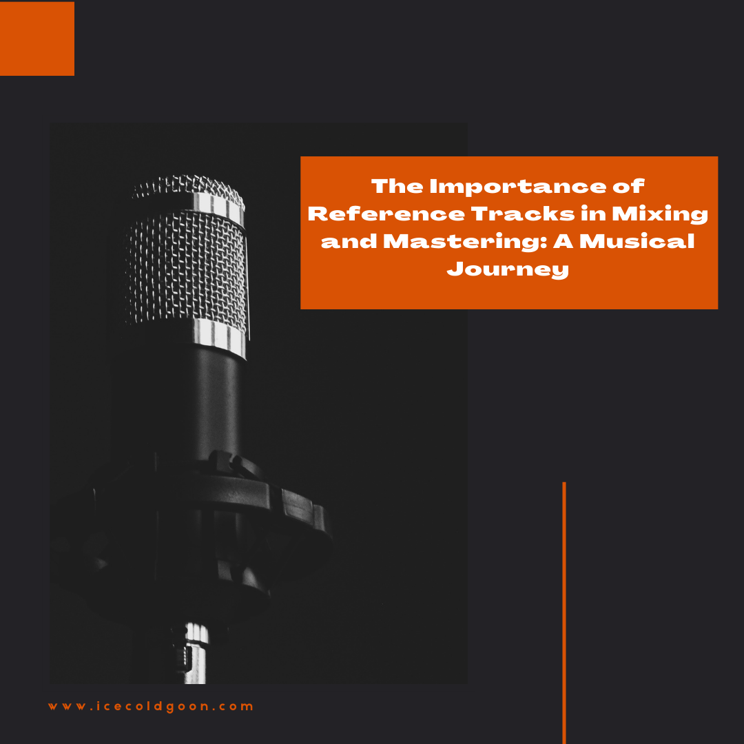 Join our character on a musical journey that spans genres, showcasing the significance of reference tracks in the world of beats, instrumentals, and sound engineering. Explore the blend of hip hop, rap, and more in this friendly narrative.