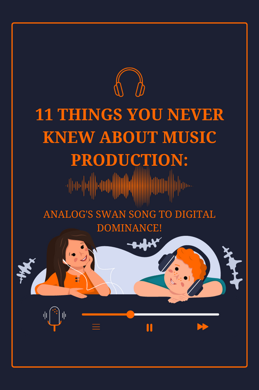  Uncover 11 surprising secrets in music production, from analog's swan song to digital dominance! Explore the seamless fusion of old and new, and learn how music production schools play a pivotal role in this joyful symphony of creativity.