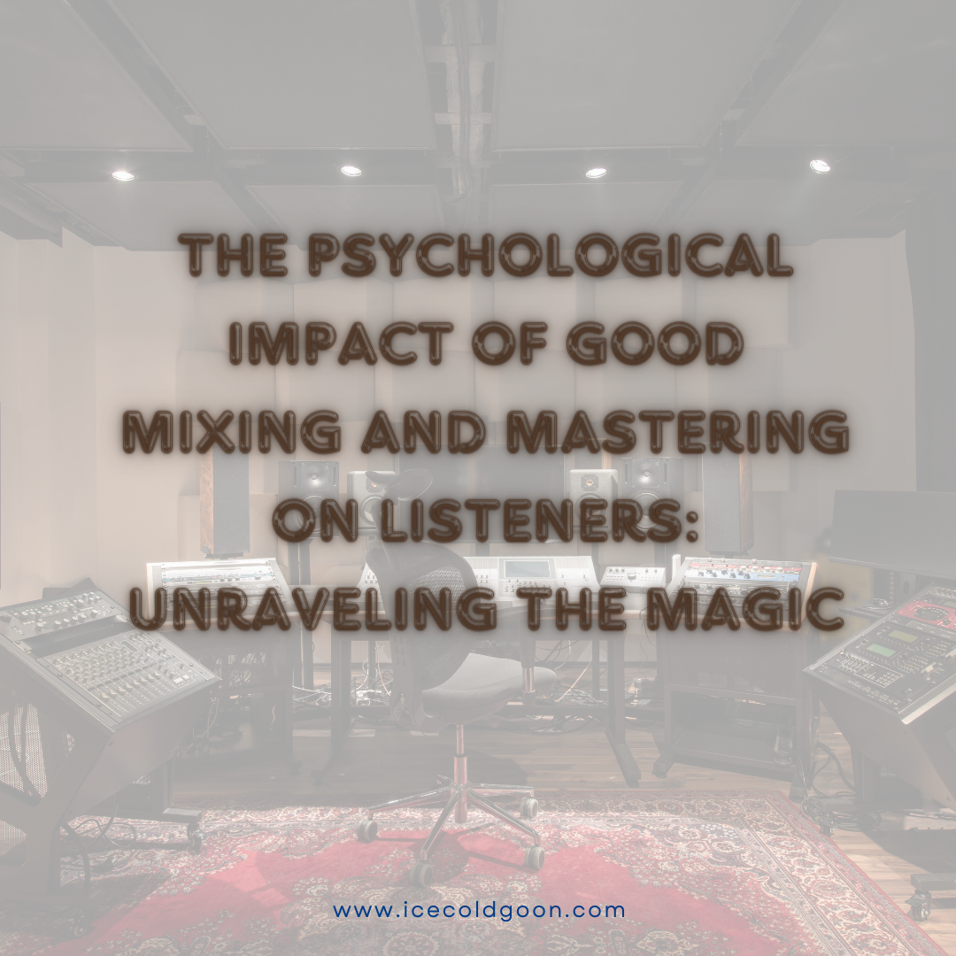 Dive into the fascinating world of audio psychology! Discover how quality mixing and mastering can profoundly influence the listener's experience. From affordable services to expert techniques, we'll explore it all in this informal yet enlightening post.